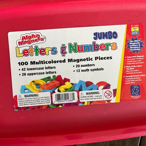 Magnetic Numbers and Letters; JUMBO - Picture 2 of 4